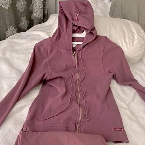 Hard Tail Forever Sweat Set — Medium — Merlot